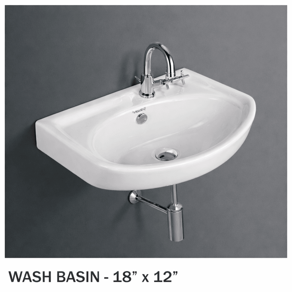 Wall Mount Wash Basin rendering view